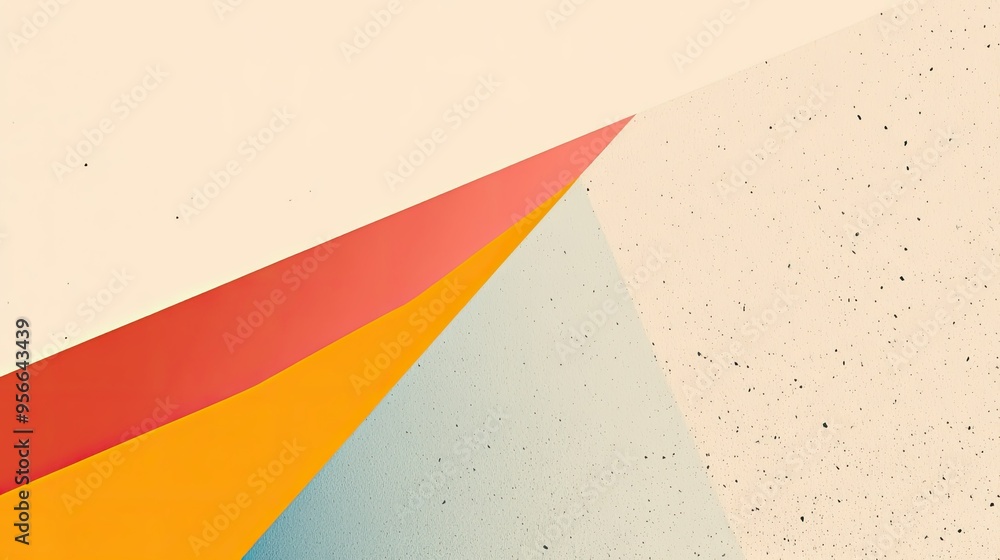Poster a minimalist abstract background featuring a single bold line cutting through a solid color field.