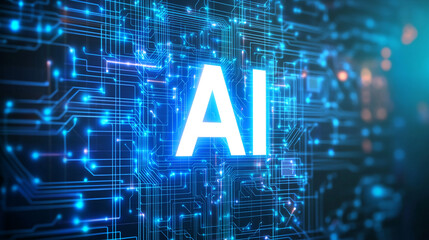 AI technology background.