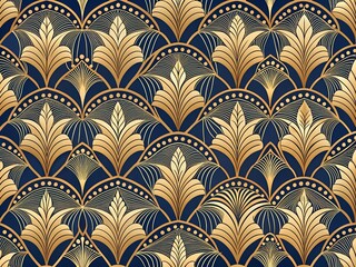 Seamless floral wallpaper vector with vintage flower elements