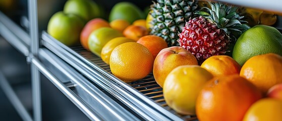 Fresh Fruits in Modern Storage for Optimal Preservation and Longevity