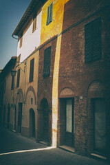 Streets of Montalcino- Tuscany, Italy