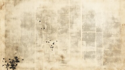 Fototapeta premium Old newspaper halftone paper dotted pattern texture beige background. Vintage background