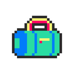 big colorful bag pixel art