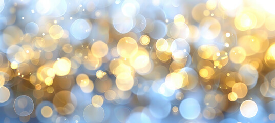Obraz premium Abstract Gold Bokeh Background