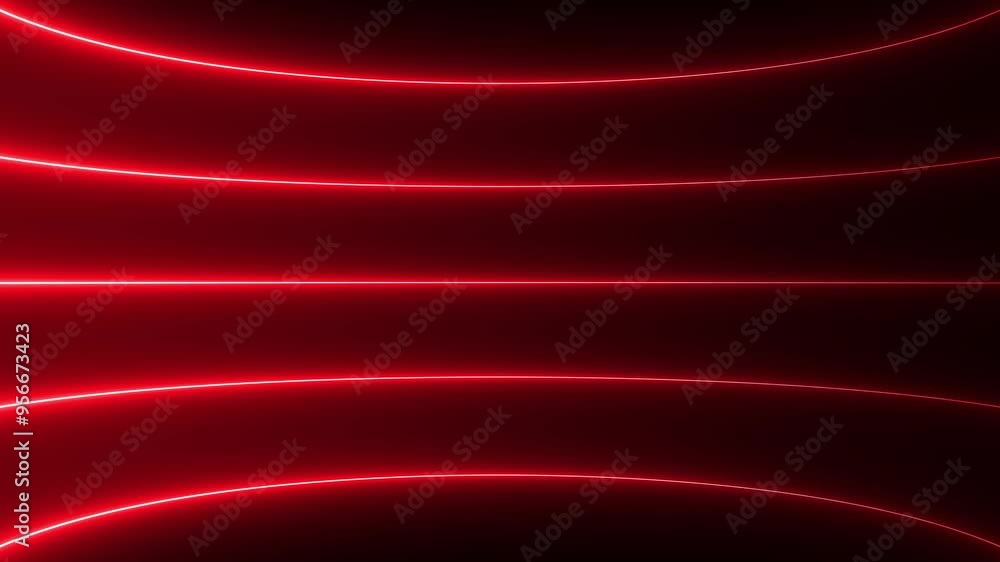 Poster neon lights blinking lines moving animation.seamless loop animation of glowing neon line. 4k animati