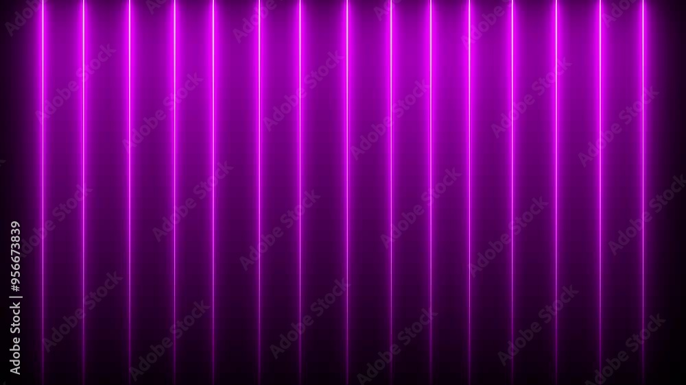 Poster neon lights blinking lines moving animation.seamless loop animation of glowing neon line. 4k animati
