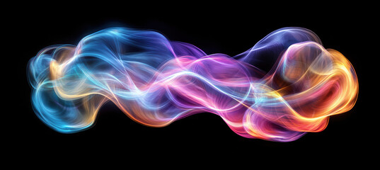 Naklejka premium Softly Lit Curves on Dark Background