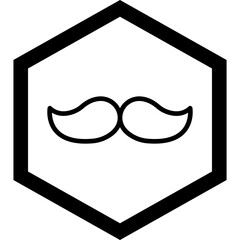 Moustaches Vector Icon Design