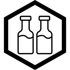 Bottles Vector Icon Design