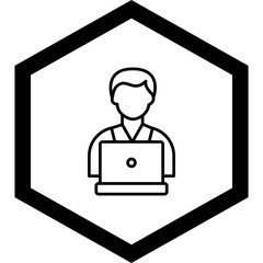 Freelancer Vector Icon Design