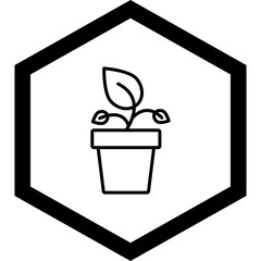 Plant Vector Icon Design