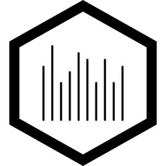 Audio Bars Vector Icon Design