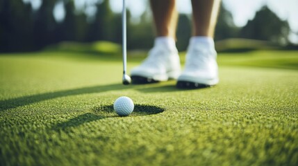 Golfer on the Green