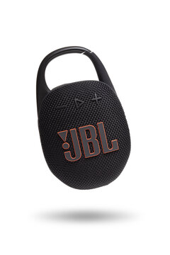 S&atilde;o Lu&iacute;s, Maranh&atilde;o, Brazil - September 1, 2024: Mini jbl speaker on a white background.