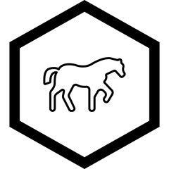 Horse Vector Icon Design