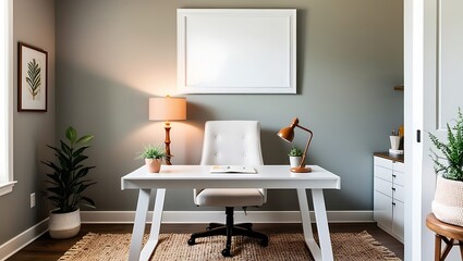 Contemporary Minimal Wooden Frame Mockup, Perfect for Presenting Your Art, Photos, or Posters in a Natural, Sleek Design