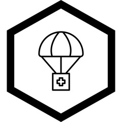 Airdrop Vector Icon Design