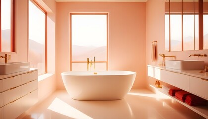 Photo interior modern design room 3d illustration