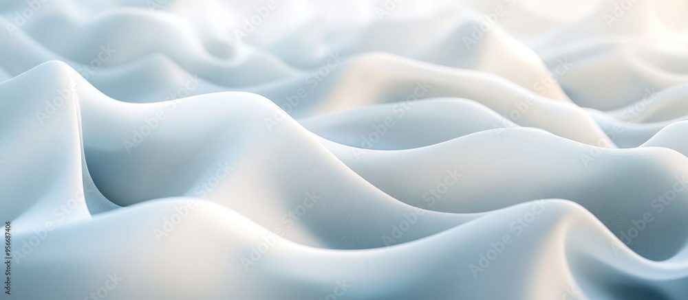 Poster Elegant minimalist abstract background 3D illustration and rendering