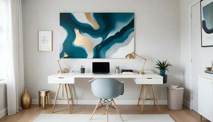 Photo interior modern design room 3d illustration