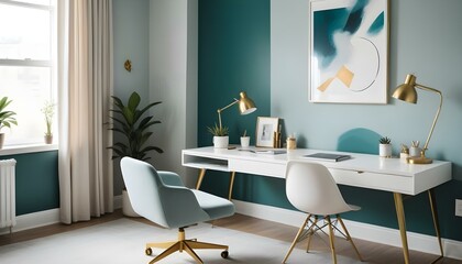 Photo interior modern design room 3d illustration