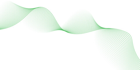 Abstract green lines for website, banner and brochure, Curve flow motion illustration, Smoke design, Vector lines, Modern background design.
