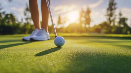Sunset Golfing