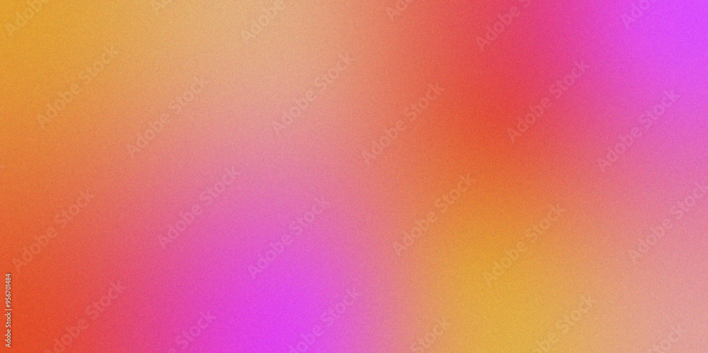 Poster vintage pink and light-red color abstract grainy soft noise effect pattern gradient background. vint