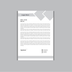 Abstract Letterhead Design Modern Business Letterhead Design Template,Minimal Business Letterhead
