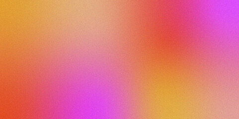 Obraz premium Vintage pink and light-red color abstract grainy soft noise effect pattern gradient background. Vintage, pink, red Gradient Textured Paper and Canvas Pattern for Artful Wallpaper, Fabric Design.