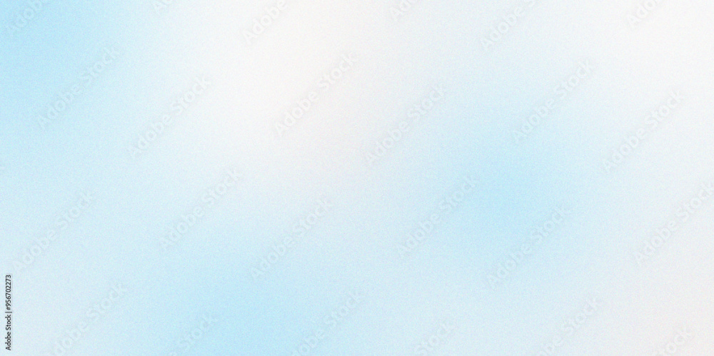 Poster vintage blue and light-white color abstract grainy soft noise effect pattern gradient background. vi