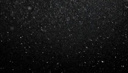 Obraz premium Nocturnal Snowfall: Textured White Grain and Dust Against Black