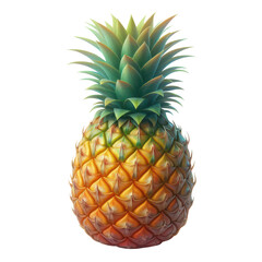 Fototapeta premium pineapple isolated on transparent background,png image