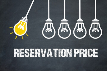Fototapeta premium Reservation Price