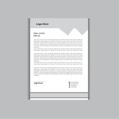 Abstract Letterhead Design Modern Business Letterhead Design Template,Minimal Business Letterhead
