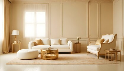 Photo interior modern design room 3d illustration