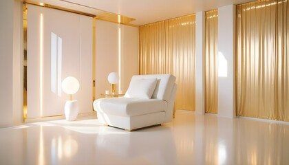 Photo interior modern design room 3d illustration