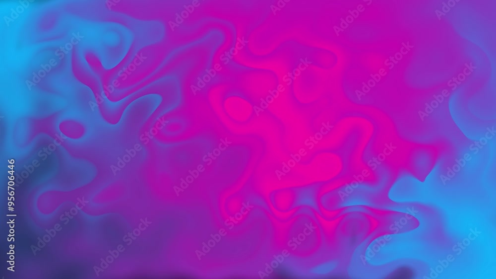 Aufkleber curve waves flowing abstract motion background. seamless looping animation