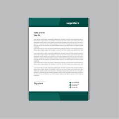Abstract Letterhead Design Modern Business Letterhead Design Template,Minimal Business Letterhead
