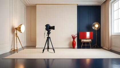 Photo interior modern design room 3d illustration