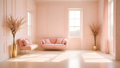 Photo interior modern design room 3d illustration