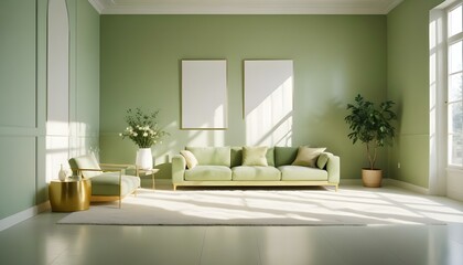 Photo interior modern design room 3d illustration