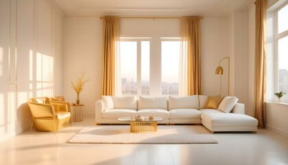 Photo interior modern design room 3d illustration