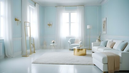 Photo interior modern design room 3d illustration