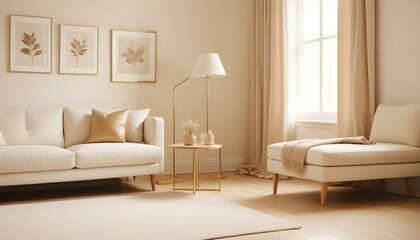 Photo interior modern design room 3d illustration