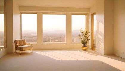 Photo interior modern design room 3d illustration