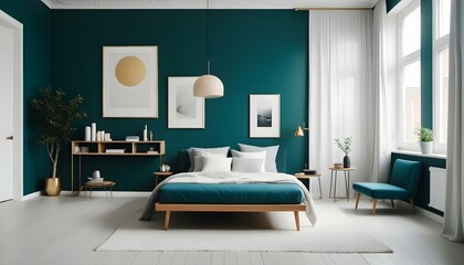 Photo interior modern design room 3d illustration
