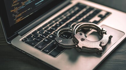 Technology and Restraint: Handcuffs on a Laptop