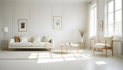 Photo interior modern design room 3d illustration