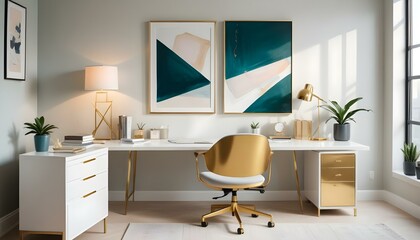 Photo interior modern design room 3d illustration